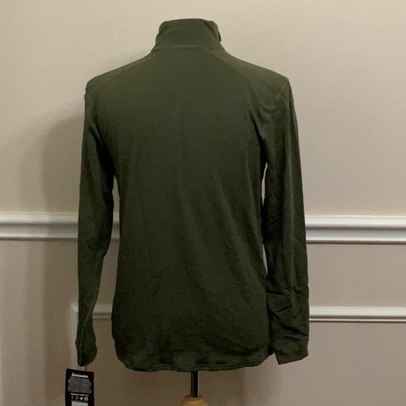 PolarMax 4.0 HEAVYWEIGHT ZIP MOCK - OD Green - Picture 9 of 15